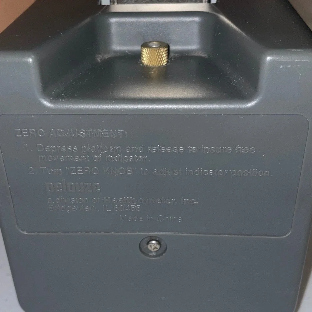 Vintage Pelouze K5 Mechanical Postal Scale 5lb Capacity Analog Shipping Mail